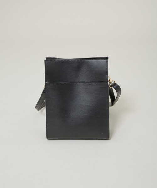 NANO universe（ナノユニバース）の「スクエアミニショルダーバッグ（ショルダーバッグ・レディース・ブラック/グレー系その他4・F）」の11枚目の写真