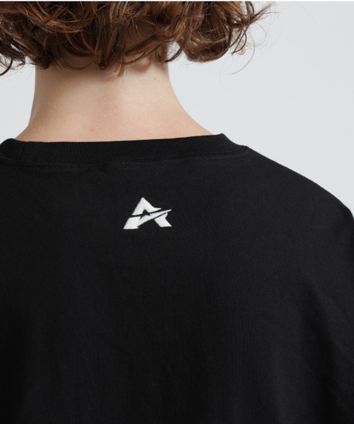 AVIREX(アヴィレックス)の「《WEB&DEPOT限定》CORE LOGO EMBROIDERY T-SHIRT(Tシャツ/カットソー・レディース・ホワイト系2/ブラック/ネイビー/イエロー・F)」の19枚目の写真