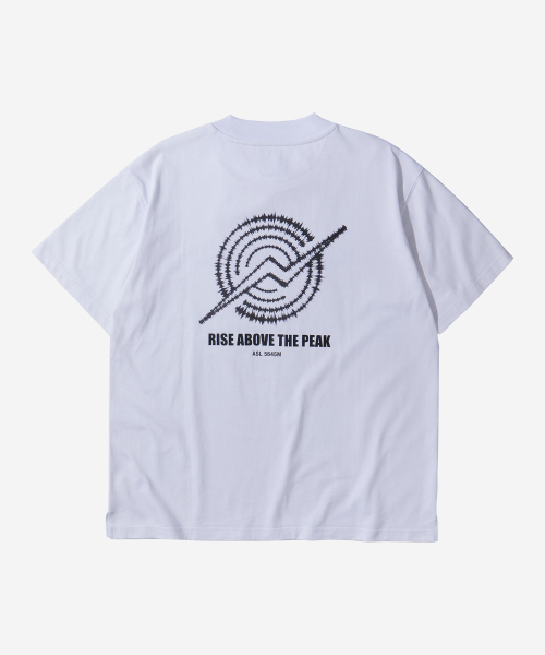 KALAPATTHAR(カラパタール)の「シグネチャーロゴ ルーズフィット Tシャツ - ホワイト(Tシャツ/カットソー・メンズ・その他・MEDIUM/LARGE/X-LARGE)」の5枚目の写真