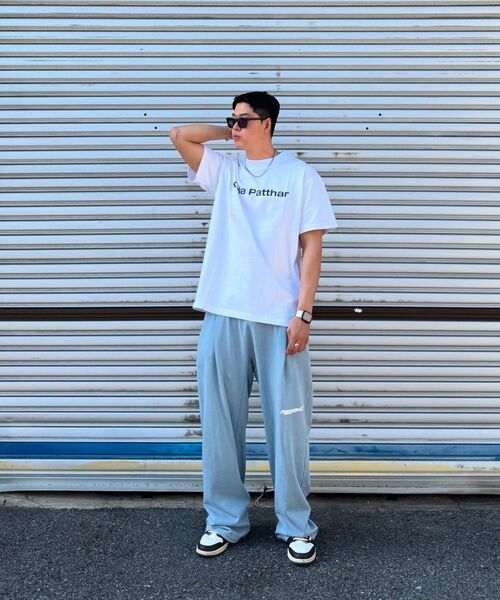 KALAPATTHAR(カラパタール)の「シグネチャーロゴ ルーズフィット Tシャツ - ホワイト(Tシャツ/カットソー・メンズ・その他・MEDIUM/LARGE/X-LARGE)」の14枚目の写真
