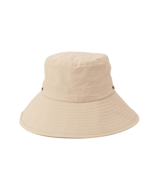 ROPE' PICNIC（ロペピクニック）の「日よけ付きアドベンチャーハット/UVカット・リンクコーデ（ハット・レディース・ベージュ/ライトグリーン/ブラック・FREE）」の9枚目の写真