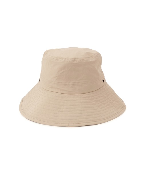 ROPE' PICNIC（ロペピクニック）の「日よけ付きアドベンチャーハット/UVカット・リンクコーデ（ハット・レディース・ベージュ/ライトグリーン/ブラック・FREE）」の7枚目の写真