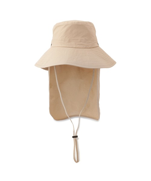 ROPE' PICNIC（ロペピクニック）の「日よけ付きアドベンチャーハット/UVカット・リンクコーデ（ハット・レディース・ベージュ/ライトグリーン/ブラック・FREE）」の12枚目の写真