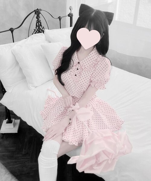 セール】【インフルエンサー企画】miko heart fluffy skirtpants