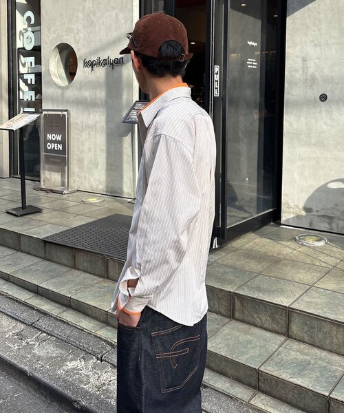 CIAOPANIC（チャオパニック）の「レイヤードダブルカラーシャツ（シャツ/ブラウス・レディース・グレー/サックスブルー/ベージュ・MEDIUM/LARGE）」の13枚目の写真