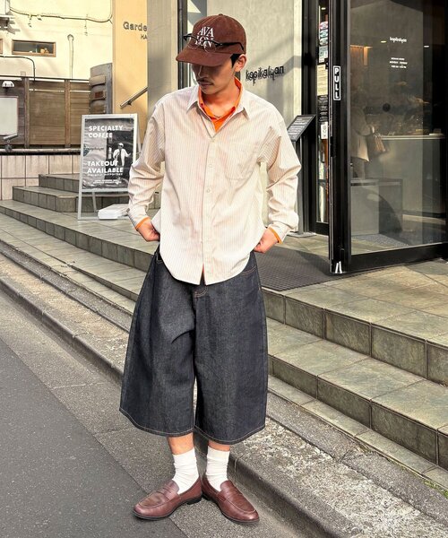 CIAOPANIC（チャオパニック）の「レイヤードダブルカラーシャツ（シャツ/ブラウス・レディース・グレー/サックスブルー/ベージュ・MEDIUM/LARGE）」の15枚目の写真