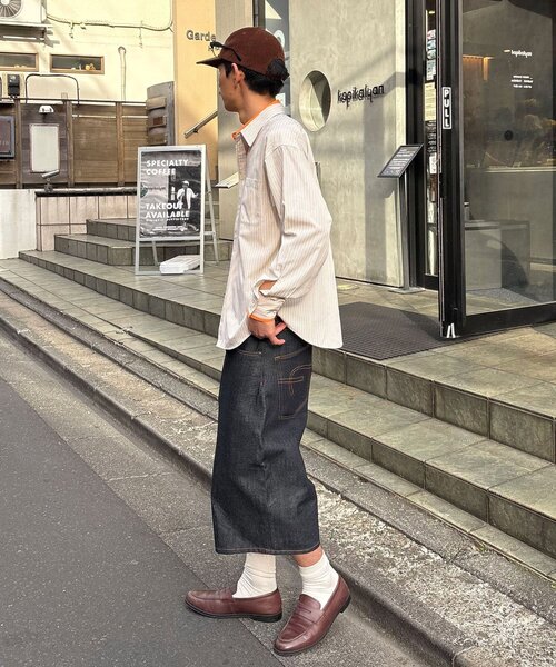 CIAOPANIC（チャオパニック）の「レイヤードダブルカラーシャツ（シャツ/ブラウス・レディース・グレー/サックスブルー/ベージュ・MEDIUM/LARGE）」の16枚目の写真