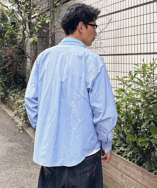 CIAOPANIC（チャオパニック）の「レイヤードダブルカラーシャツ（シャツ/ブラウス・レディース・グレー/サックスブルー/ベージュ・MEDIUM/LARGE）」の22枚目の写真