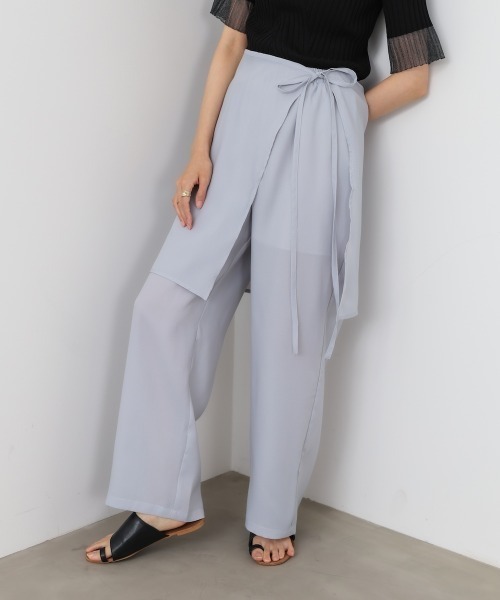 Bab（バブ）の「スカート付きシアーパンツ（その他パンツ・レディース・ブラック/グレー/ホワイト系その他・M）」の7枚目の写真