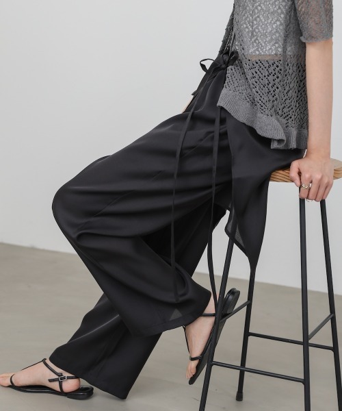 Bab（バブ）の「スカート付きシアーパンツ（その他パンツ・レディース・ブラック/グレー/ホワイト系その他・M）」の13枚目の写真