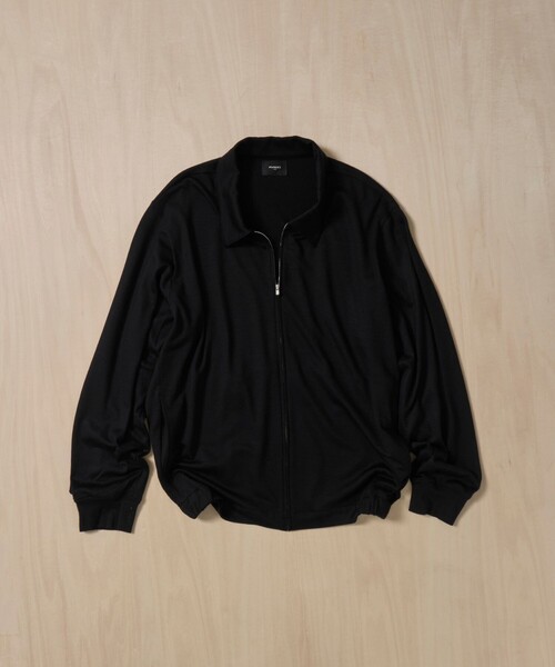 WRAPINKNOT(ラッピンノット)の「【WRAPINKNOT/ラッピンノット】Zip Blouson(カーディガン/ボレロ・メンズ・ブラック・3/2)」の7枚目の写真