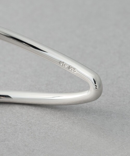 ete（エテ）の「【先行予約】 [ウィーヴ] レイヤード バングル（バングル/リストバンド・レディース・シルバー・FREE）」の3枚目の写真