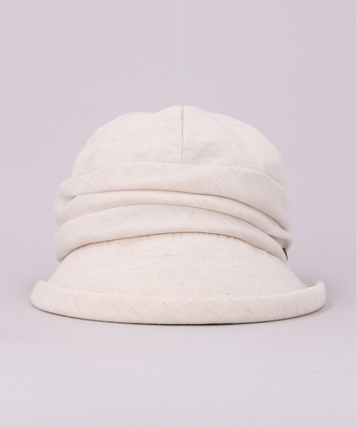 CA4LA（カシラ）の「DRAPE CAS（キャスケット・メンズ・ブラック/ナチュラル/グレー・ONESIZE）」の4枚目の写真