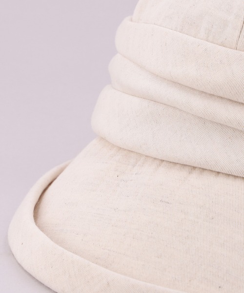 CA4LA（カシラ）の「DRAPE CAS（キャスケット・メンズ・ブラック/ナチュラル/グレー・ONESIZE）」の9枚目の写真