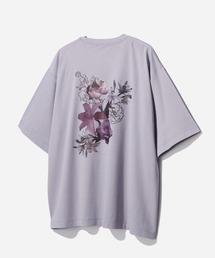 GRANCY】LinestoneDesign Graphic Damage LongTee / ラインストーン