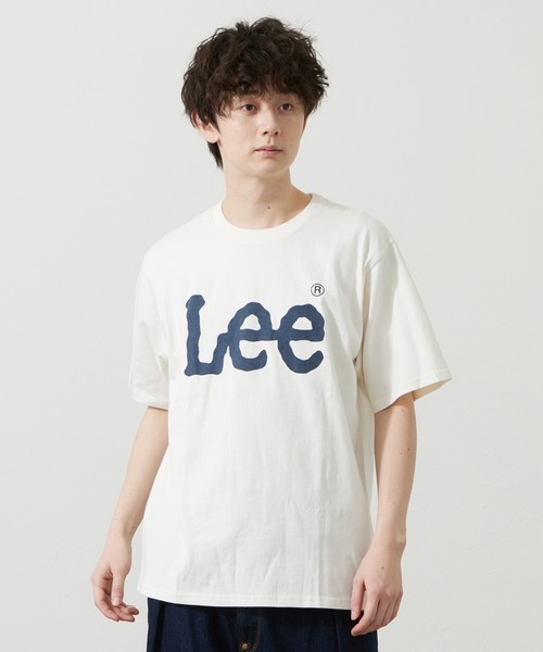 Lee(リー)の「Lee/リー LeeベーシックロゴTシャツ(Tシャツ/カットソー・メンズ・ネイビー/オレンジ/ホワイト・SMALL/MEDIUM/LARGE/X-LARGE)」の10枚目の写真