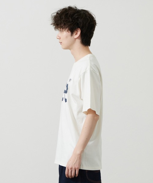 Lee(リー)の「Lee/リー LeeベーシックロゴTシャツ(Tシャツ/カットソー・メンズ・ネイビー/オレンジ/ホワイト・SMALL/MEDIUM/LARGE/X-LARGE)」の11枚目の写真