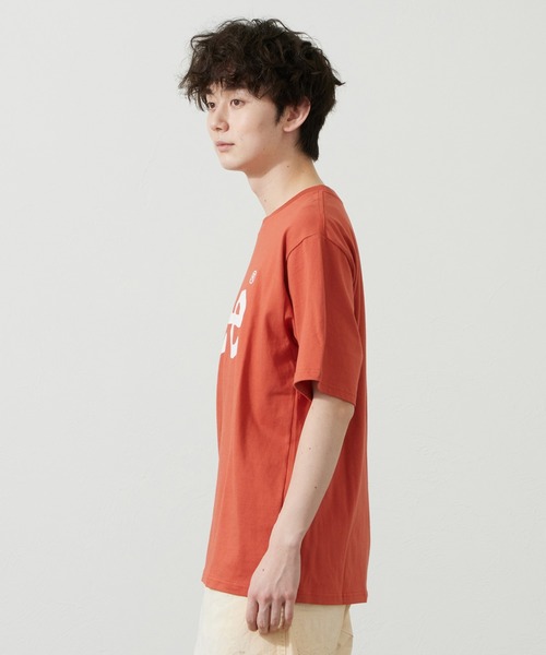 Lee(リー)の「Lee/リー LeeベーシックロゴTシャツ(Tシャツ/カットソー・メンズ・ネイビー/オレンジ/ホワイト・SMALL/MEDIUM/LARGE/X-LARGE)」の19枚目の写真