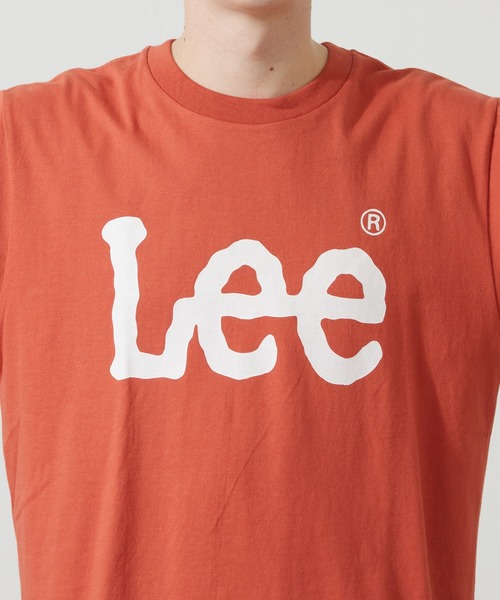 Lee(リー)の「Lee/リー LeeベーシックロゴTシャツ(Tシャツ/カットソー・メンズ・ネイビー/オレンジ/ホワイト・SMALL/MEDIUM/LARGE/X-LARGE)」の22枚目の写真