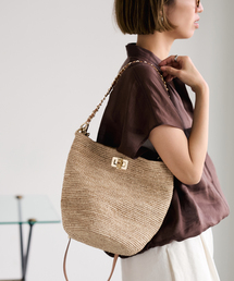 FRAMeWORK | A POINT/アポワン 別注FENO チェーンbasketshoulder(かごバッグ)