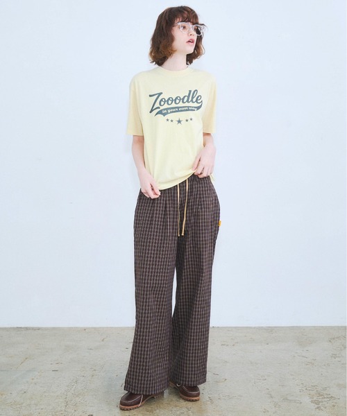 Zooodle（ズードル）の「Check easy pants - チェックイージーパンツ -（その他パンツ・メンズ・ブラウン/ネイビー・MEDIUM/LARGE）」の12枚目の写真