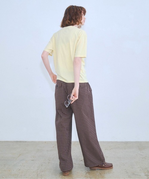 Zooodle（ズードル）の「Check easy pants - チェックイージーパンツ -（その他パンツ・メンズ・ブラウン/ネイビー・MEDIUM/LARGE）」の20枚目の写真