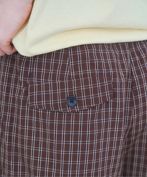 Zooodle（ズードル）の「Check easy pants - チェックイージーパンツ -（その他パンツ・メンズ・ブラウン/ネイビー・MEDIUM/LARGE）」の22枚目の写真