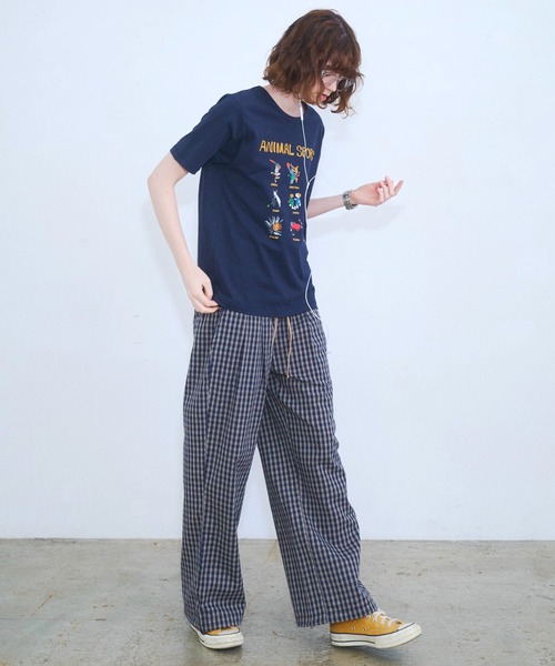 Zooodle(ズードル)の「Check easy pants - チェックイージーパンツ -(その他パンツ・メンズ・ブラウン/ネイビー・MEDIUM/LARGE)」の22枚目の写真