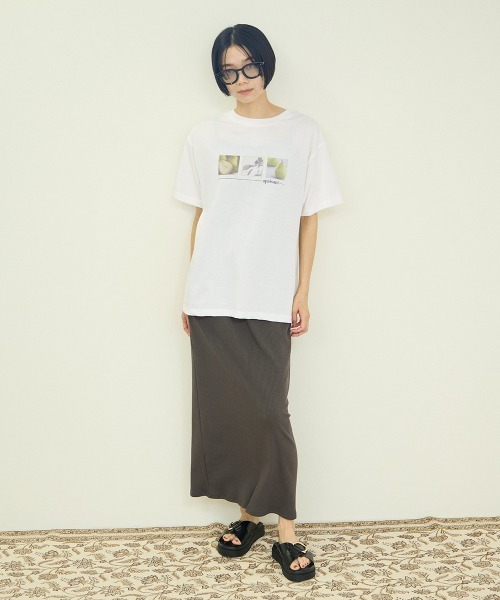 VICKY（ビッキー）の「接触冷感フルーツTシャツ（Tシャツ/カットソー・レディース・イエロー系その他/ピンク系その他/グリーン系その他・M）」の13枚目の写真