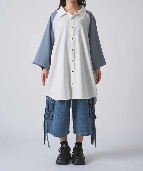 狐独（コドク）の「ケミカルウォッシュデニムショートパンツ（デニムパンツ・メンズ・ブラック/ブルー・MEDIUM/SMALL/LARGE）」の5枚目の写真