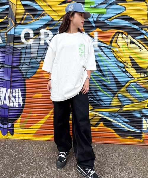 FORGET NEVER(フォーゲットネバー)の「【ムラサキスポーツ限定】FORGET NEVER/フォーゲットネバー コラボレーション 半袖 Tシャツ グラフィックTシャツ 263OO1ST944FN(Tシャツ/カットソー・メンズ・ホワイト/ブラック・M/XL/L)」の5枚目の写真
