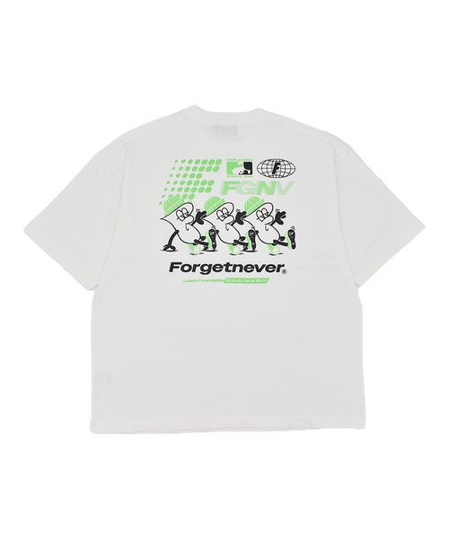 FORGET NEVER(フォーゲットネバー)の「【ムラサキスポーツ限定】FORGET NEVER/フォーゲットネバー コラボレーション 半袖 Tシャツ グラフィックTシャツ 263OO1ST944FN(Tシャツ/カットソー・メンズ・ホワイト/ブラック・M/XL/L)」の13枚目の写真