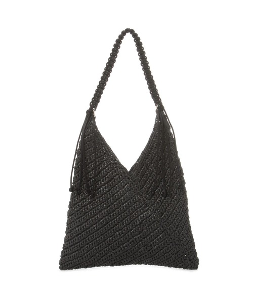 A part by(アパートバイ)の「【セレクト】LE VERNIS_crochet bag(トートバッグ・レディース・ブラウン/ブラック・FREE)」の2枚目の写真