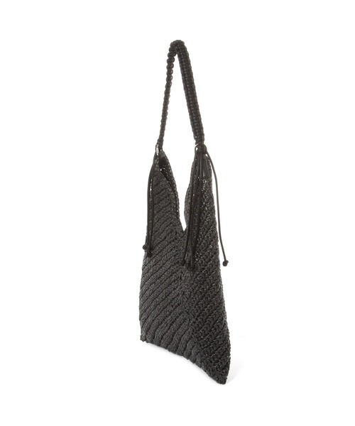 A part by(アパートバイ)の「【セレクト】LE VERNIS_crochet bag(トートバッグ・レディース・ブラウン/ブラック・FREE)」の3枚目の写真