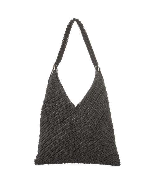 A part by(アパートバイ)の「【セレクト】LE VERNIS_crochet bag(トートバッグ・レディース・ブラウン/ブラック・FREE)」の4枚目の写真