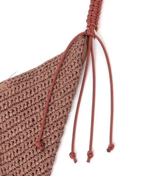 A part by(アパートバイ)の「【セレクト】LE VERNIS_crochet bag(トートバッグ・レディース・ブラウン/ブラック・FREE)」の14枚目の写真