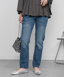ヴェンテージ加工 テーパードデニムパンツ