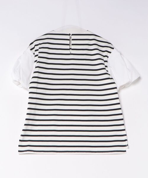 Audie a Muses(オーディアミューズ)の「リボンスリーブカットソー(Tシャツ/カットソー・レディース・オフホワイト/ブラック・42/38)」の20枚目の写真