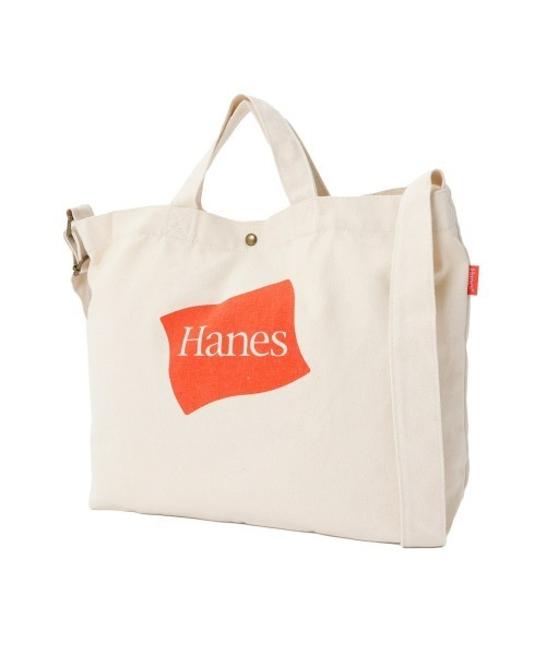 HANES（ヘインズ）の「【Hanes/ヘインズ】メンズ フラッグプリントトートショルダーバッグﾞ（ショルダーバッグ・メンズ・ブラック/カーキ/レッド・FREE）」の3枚目の写真