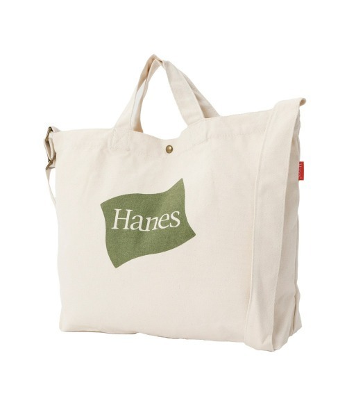 HANES（ヘインズ）の「【Hanes/ヘインズ】メンズ フラッグプリントトートショルダーバッグﾞ（ショルダーバッグ・メンズ・ブラック/カーキ/レッド・FREE）」の4枚目の写真