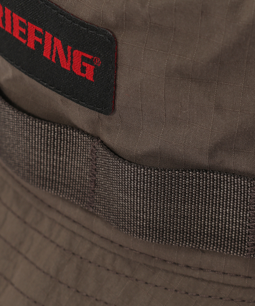 BRIEFING(ブリーフィング)の「BRIEFING / ブリーフィング RIPSTOP BOONIE HAT(ハット・メンズ・ブラウン/ブラック・FREE)」の6枚目の写真