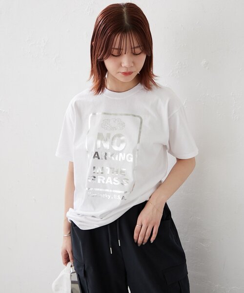 BIRTHDAY BAR(バースデイバー)の「【FRUIT OF THE LOOM】別注パーキングTシャツ(Tシャツ/カットソー・レディース・ホワイト・MEDIUM/X-LARGE)」の4枚目の写真