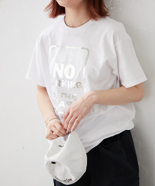 BIRTHDAY BAR(バースデイバー)の「【FRUIT OF THE LOOM】別注パーキングTシャツ(Tシャツ/カットソー・レディース・ホワイト・MEDIUM/X-LARGE)」の5枚目の写真