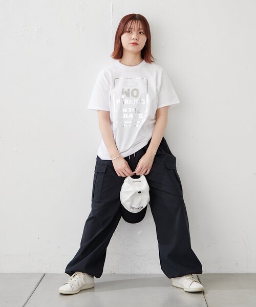 BIRTHDAY BAR(バースデイバー)の「【FRUIT OF THE LOOM】別注パーキングTシャツ(Tシャツ/カットソー・レディース・ホワイト・MEDIUM/X-LARGE)」の6枚目の写真