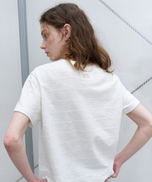 Label border T-shirt [KNSS07TS07]_Ivory