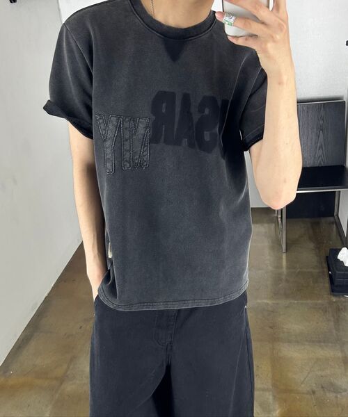 KICHUL（キチョル）の「Faded Army T-shirt (Washed Khaki)（Tシャツ/カットソー・レディース・その他・SMALL/MEDIUM/LARGE）」の11枚目の写真