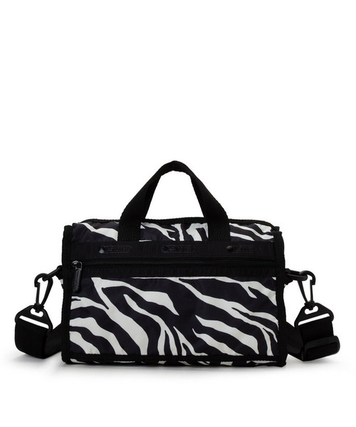 LeSportsac(レスポートサック)の「MINI DUFFEL CROSSBODY クリームブラックゼブラ(ショルダーバッグ・レディース・ブラック・FREE)」の10枚目の写真