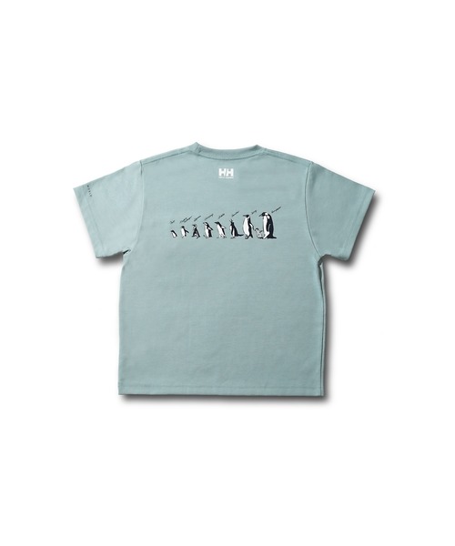 HELLY HANSEN(ヘリーハンセン)の「【HELLY HANSEN】HELLY HANSEN Penguin キッズTシャツ(Tシャツ/カットソー・キッズ・ホワイト/グレー系その他/ブラック・130/150/110)」の3枚目の写真