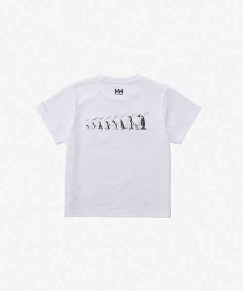 HELLY HANSEN(ヘリーハンセン)の「【HELLY HANSEN】HELLY HANSEN Penguin キッズTシャツ(Tシャツ/カットソー・キッズ・ホワイト/グレー系その他/ブラック・130/150/110)」の1枚目の写真
