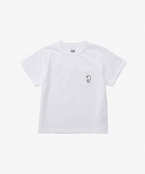HELLY HANSEN(ヘリーハンセン)の「【HELLY HANSEN】HELLY HANSEN Penguin キッズTシャツ(Tシャツ/カットソー・キッズ・ホワイト/グレー系その他/ブラック・130/150/110)」の4枚目の写真